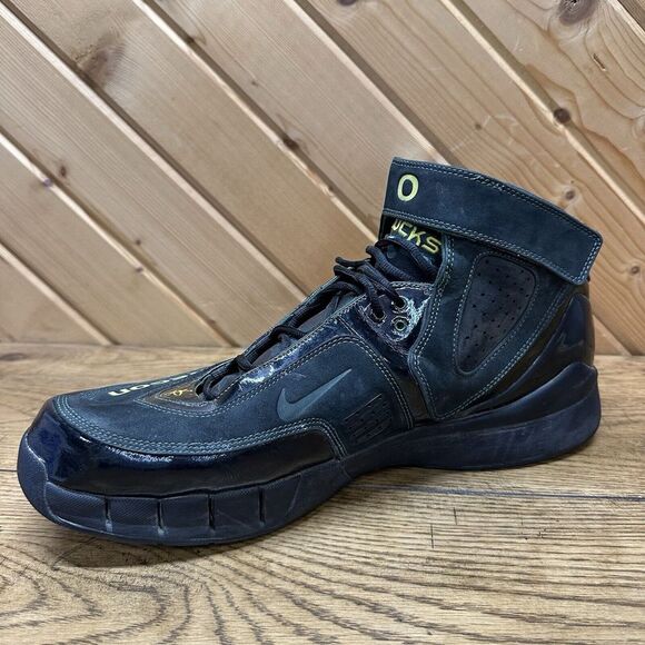 Nike Air Huarache Elite PE Oregon Ducks Away CFM Sample Promo 2006 Size 17 - Picture 9 of 15
